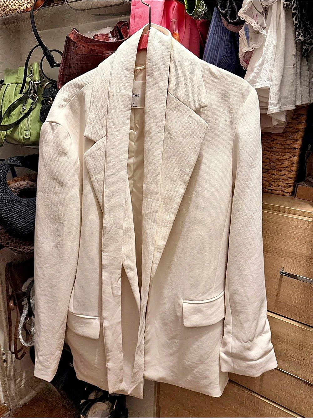 Wilfred Govern Blazer Textured White Size Medium